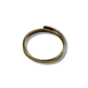 BAGUE OR JAUNE 18CT 1.34GRS 3 DIAMANTS T.53