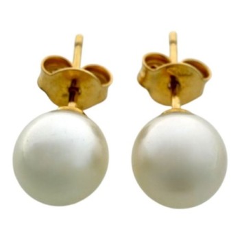 BOUCLES D'OREILLE OR JAUNE 18 CARATS - 1.84 GRS