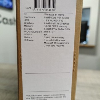 ACER ASPIRE GO 15 i7 1355U 16GB 512GB