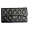CHANEL PORTEFEUILLE CLASSIQUE RABAT CUIR GRAINE
