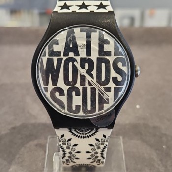 MONTRE SWATCH QUARTZ - WORDS  - SUOZ124 - 2012