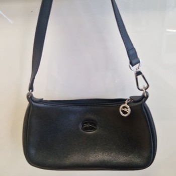 SAC LONGCHAMP BAGUETTE CUIR NOIR