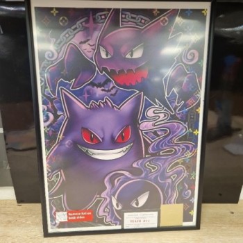 CADRE POKEMON FANTO SPECT ET ECTOPLASMA DEATH NYC 45X32