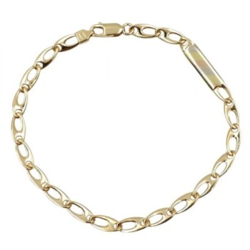 BRACELET 3 ORS 11.35GR 18K 21CM 0,5 CM DE LARGEUR