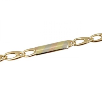 BRACELET 3 ORS 11.35GR 18K 21CM 0,5 CM DE LARGEUR