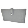 PORTFEUILLE YSL  CUIR GRIS 19 X 11 X 2,5 CM