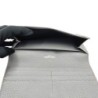 PORTFEUILLE YSL  CUIR GRIS 19 X 11 X 2,5 CM