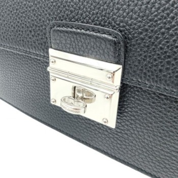 SAC DOLCE & GABBANA ROSALIA BLACK 22 X 14 X 12 CM