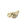 BAGUE OR JAUNE ET BLANC 18CT 5.06GR DTS T54