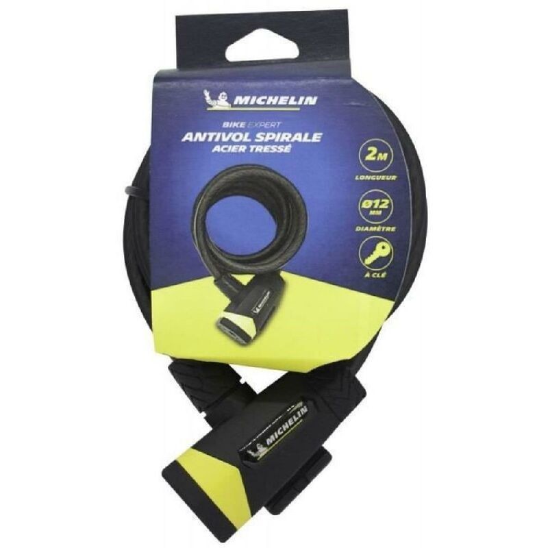 ANTIVOL SPIRALE MICHELIN 200 Cm Ø 12 Mm 801117