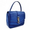 SAC A MAIN SAINT LAURENT CLASSIC MONOGRAM BABY BLUE