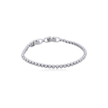 SWAROVSKI 1808960 EMILY WHITE ROUND CRYSTAL TENNIS BRACELET JEWELLERY