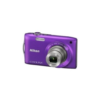 NIKON COOLPIX S3300 DIGITAL CAMERA - PURPLE (16MP, 6X OPTICAL ZOOM) 2.7 INCH LCD