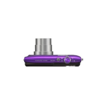 NIKON COOLPIX S3300 DIGITAL CAMERA - PURPLE (16MP, 6X OPTICAL ZOOM) 2.7 INCH LCD
