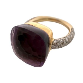 BAGUE POMELLATO DIAMANTS OR 18CT  T48