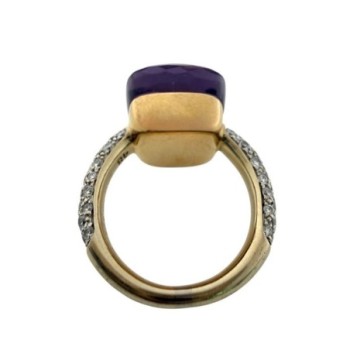 BAGUE POMELLATO DIAMANTS OR 18CT  T48