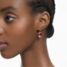 SWAROVSKI MILLENIA DROP EARRINGS PINK OCTAGON-CUT JEWELLERY