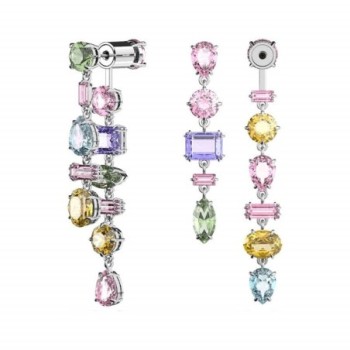 B O SWAROVSKI DOUBLE GEMA CRISTAUX MULTICOLORE