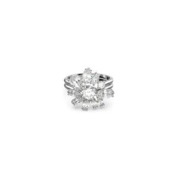 BAGUE DOUBLE SWAROVSKI GEMA COCKTAIL T54