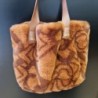 SAC A MAIN LIU JO FOURRURE SYNTHE MARRON