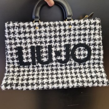 SAC A MAIN LIU JO TOTE CABAS PIED DE POULE