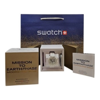 OMEGA X SWATCH MISSION TO EARTHPHASE MOONSHONE GOLD FULLSET