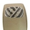 BAGUE OR BLANC 18CT 10.61GR & DIAMANTS BLANC ET NOIR