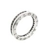 BAGUE BULGARI B.ZERO OR BLANC 18CT DIMANTS 7.43GR T53