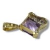 PENDENTIF OR 14CT (585) AMETHYSTE 4.90GRS 3X1.6CM