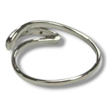 BAGUE OR BLANC 18CT DMNTS 1.84GRS T.53 + CERTIF