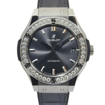 HUBLOT CLASSIC FUSION RACING GREY DIAMOND BEZEL 565.NX.7071.LR.1204
