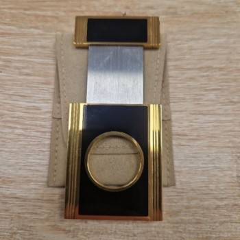 COUPE CIGARE ST DUPONT NOIR DORE