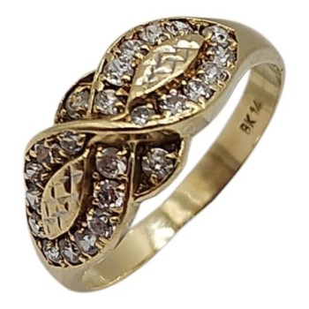 BAGUE OR 14CT 2.92GRS T56