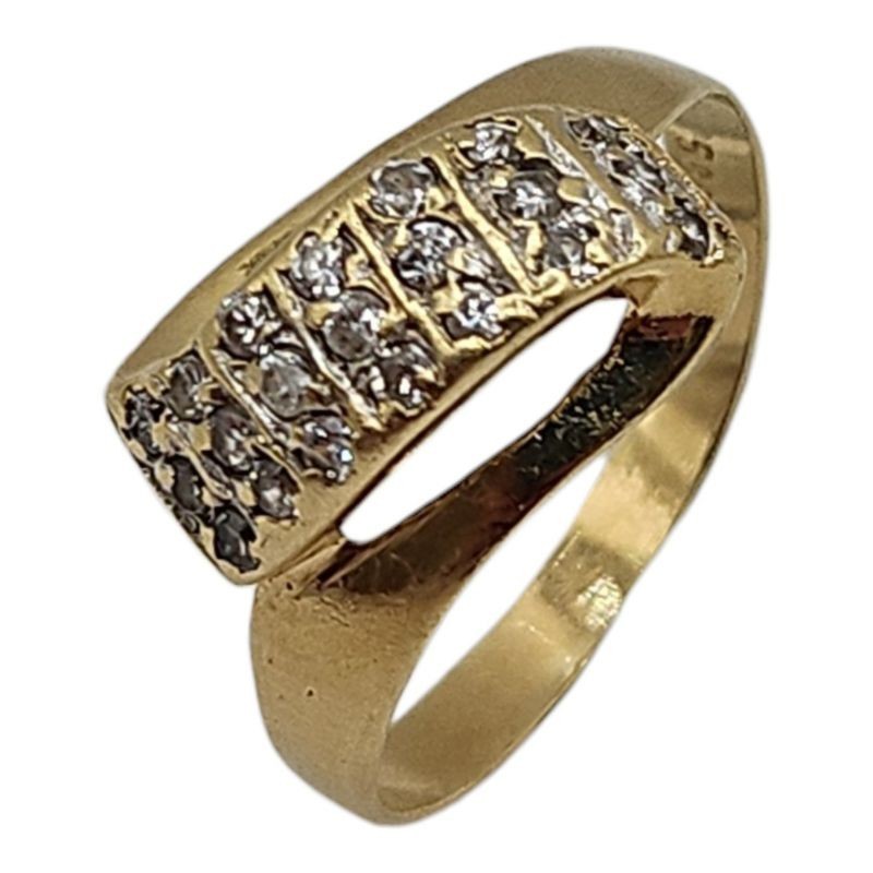 BAGUE OR 14CT 2.97GRS T55