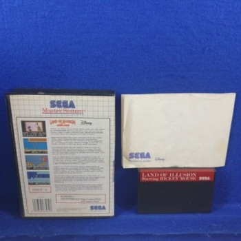 Master System LAND of ILLUSION Starring Mickey Mouse Boxed PAL
