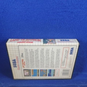Master System LAND of ILLUSION Starring Mickey Mouse Boxed PAL