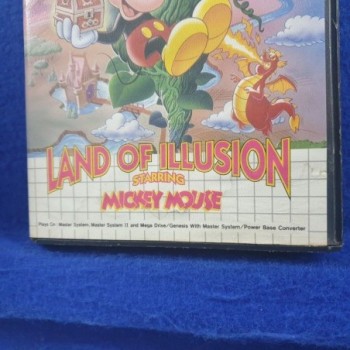Master System LAND of ILLUSION Starring Mickey Mouse Boxed PAL