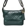 SAC CHANEL MINI GABRIELLE EN CUIR VERT