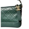 SAC CHANEL MINI GABRIELLE EN CUIR VERT