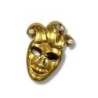 PENDENTIF MASQUE VENISE OR JAUNE 18CT 4.08GRS PIERRES