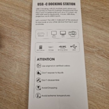 USB C DOCKING STATION 4K ULTRA HD