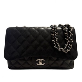 CHANEL GRAND CLASSIQUE CUIR GRAINE NOIR 2009/2010