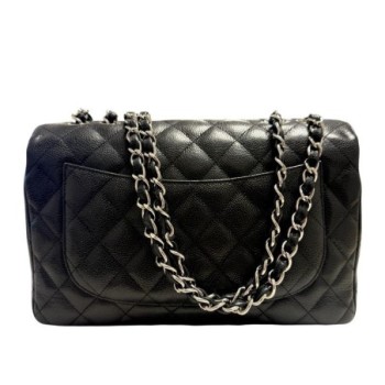 CHANEL GRAND CLASSIQUE CUIR GRAINE NOIR 2009/2010
