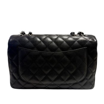 CHANEL GRAND CLASSIQUE CUIR GRAINE NOIR 2009/2010