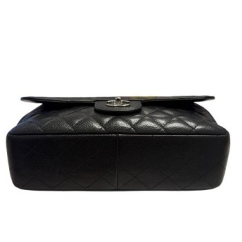 CHANEL GRAND CLASSIQUE CUIR GRAINE NOIR 2009/2010