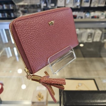 BRAUN BUFFEL PORTE MONNAIE ROSE