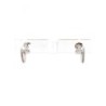 BOUCLES D'OREILLES CARTIER JUSTE UN CLOU PAVE OR BLANC 18K & DIAMANTS 4.50G