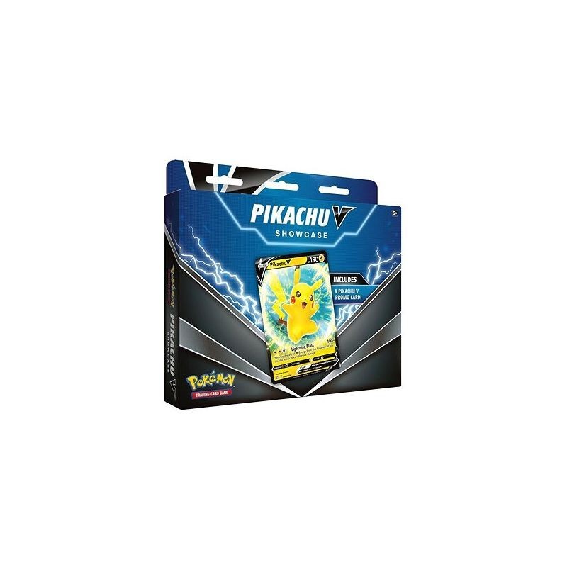 Pokemon TCG: Pikachu V Showcase Box (1 Foil Promo Card and 3 Booster Packs)