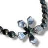 COLLIER PERLE NOIR TAHITI ARGET 925 53.38GRS