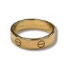 BAGUE CARTIER LOVE OR JAUNE 18CT 9.72GRS T64 + CERTIF + POCHETTE
